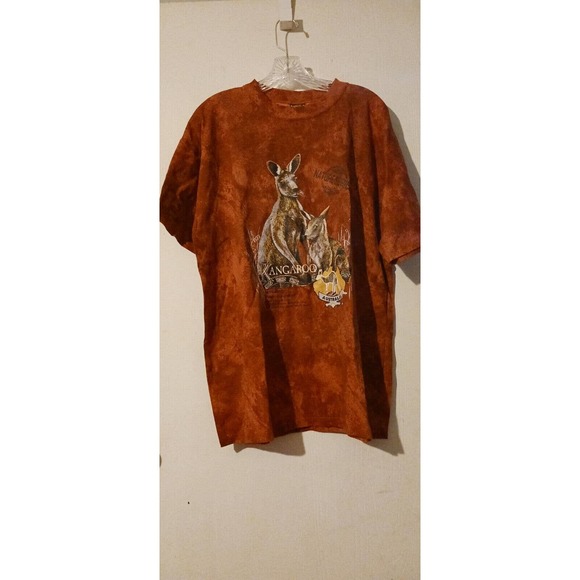 VTG Made In AUSTRALIA Nature Series Kangaroo T-Shirt Adult XLarge - Picture 1 of 8